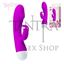 Vibrador 2 motores con estimulador de clitoris recarga USB